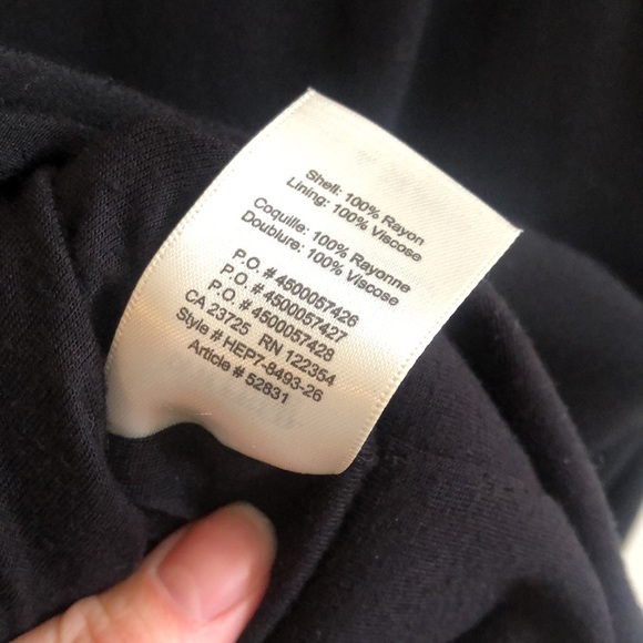 SOLD - Wilfred Free Teigen Dress in Black - Picture 9 of 9